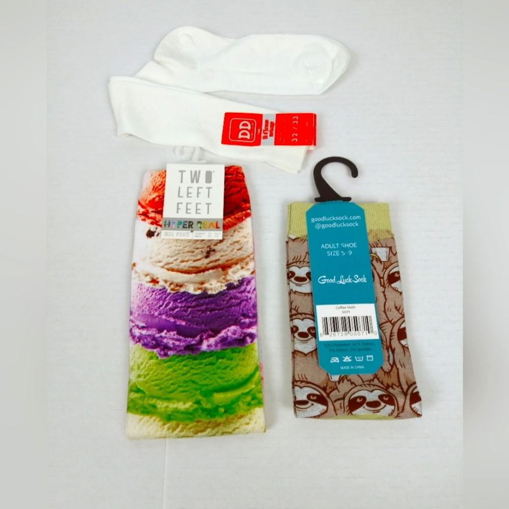 Socks Bundle Of 3 Per Sock New